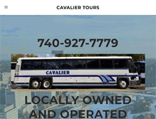 Tablet Screenshot of cavaliercoach.com